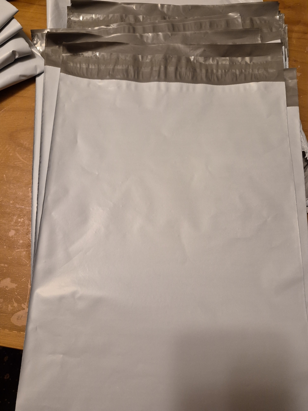 10×13" Silver Gray Poly Mailer Shipping Bags, 10 ct